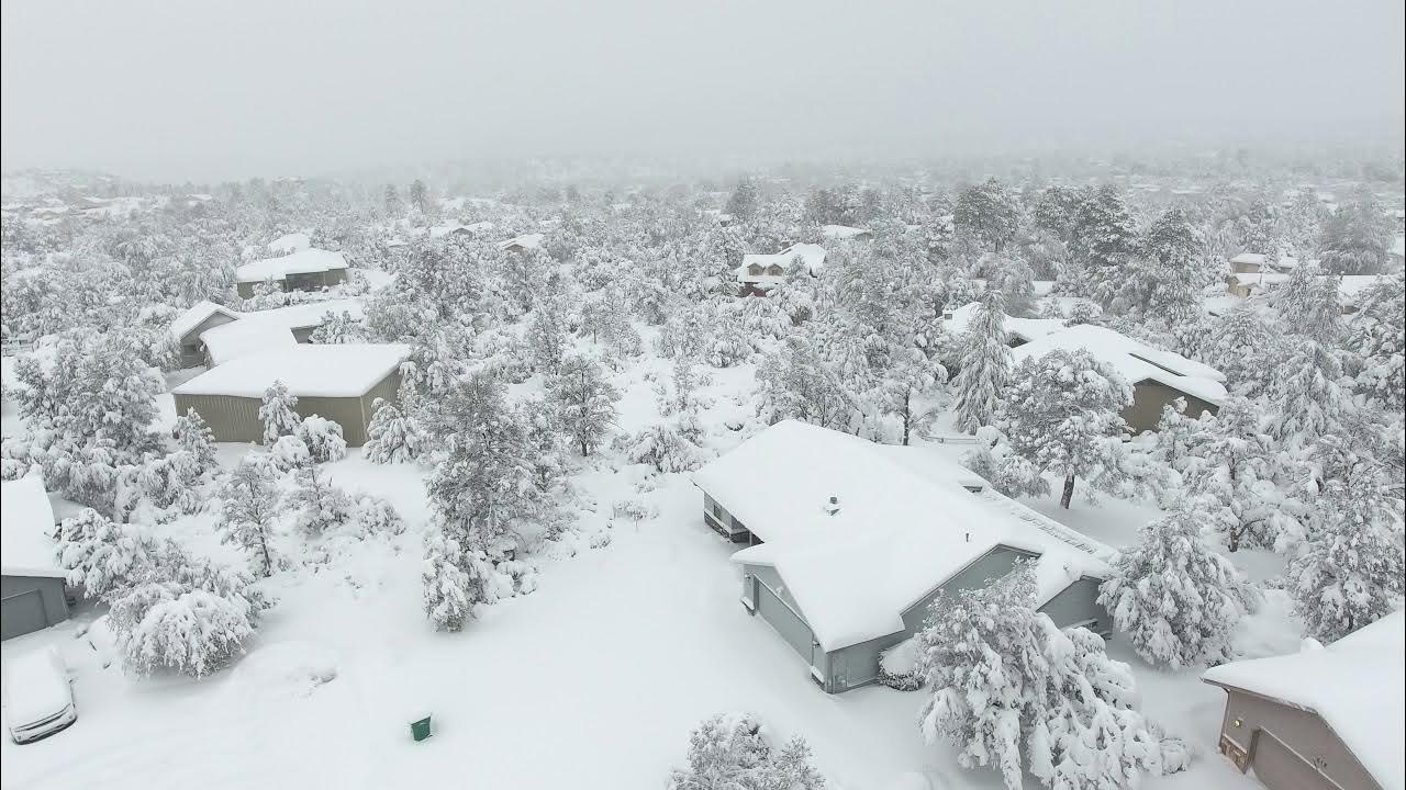 Payson, AZ Winter Storm 2021 YouTube