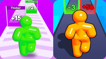 NOOB 🆚 PRO TALL MAN RUN 3D🟥🎃💚👀💚🎃🟥Satisfying Big Levels Android iOS Gameplay New  Max levels