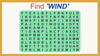 Find the Hidden Words | Word Search Challenge