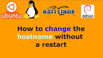 Ubuntu Linux How do I change the hostname without a restart