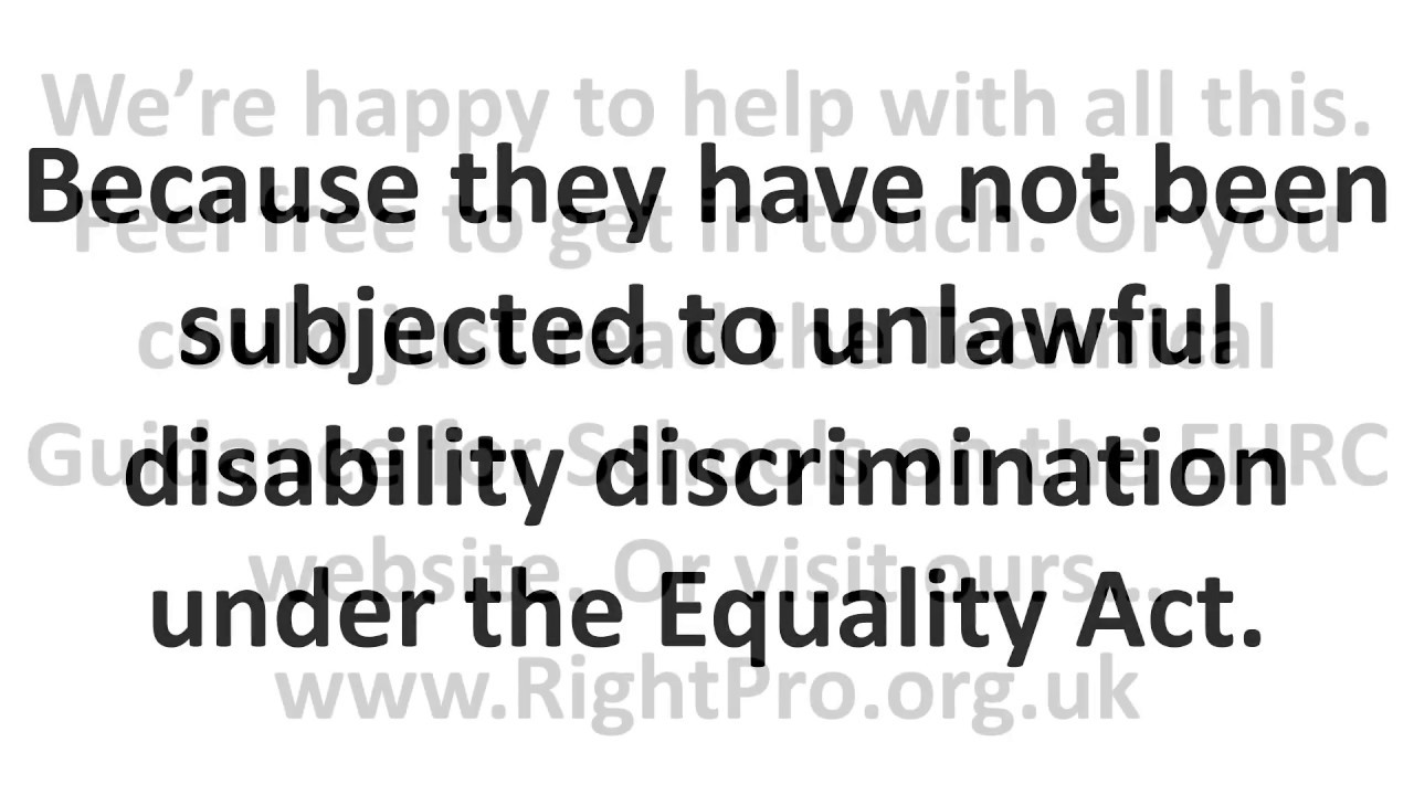 Open Letter to Schools Regarding Uniform, Reasonable Adjustments and ...