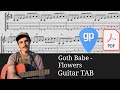 Goth Babe Flowers Guitar Tabs TABS mp3