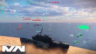 Tank vs USS Zumwalt | Modern warships new leaks screenshot 3