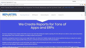 How ReportingGuru Can Help Build Your Reports | Reporting Services Experts | ReportingGuru