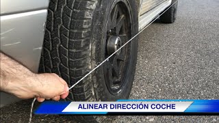 Como Alinear Dirección 🚙Coche de 🚗Paralelo auto en casa 4x4🏎