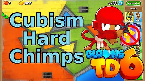 Bloons TD 6 | Cubism Hard Chimps | No MK No Powers Walkthrough