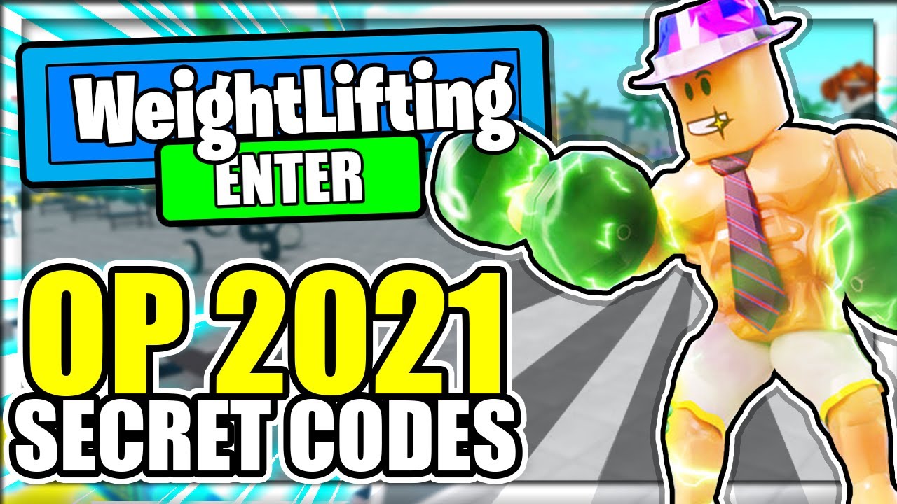  2021 ALL NEW SECRET OP CODES Weight Lifting Simulator Roblox YouTube