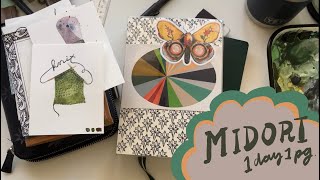 My Creative Outlet Journal, Midori 1day 1page Codex A5