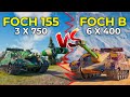 GIGA Autoloading Destroyers Foch B vs Foch 155 in World of Tanks