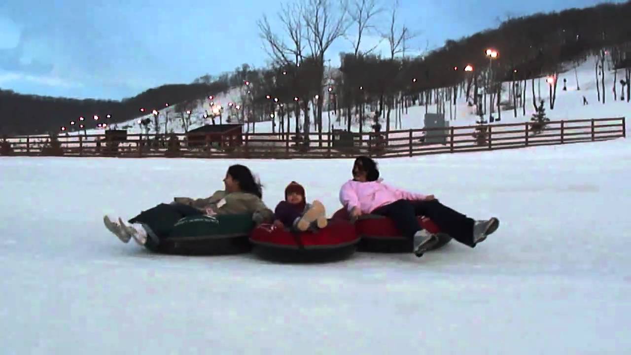 Perfect North Slopes Snow tubing YouTube
