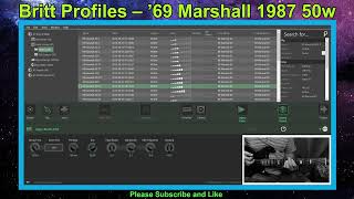 Kemper M.Britt Profiles – ’69 Marshall 1987 50w