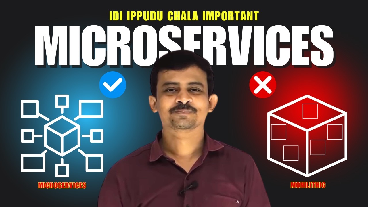 Microservices explained in telugu - YouTube