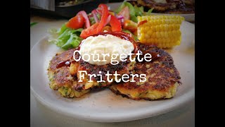Courgette/Zucchini Fritters - Meatless Mondays