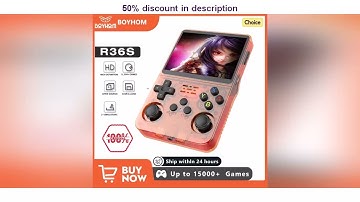 Latest Products You Must Know! Open Source R36S Retro Handheld Video Game Console Linux System 3
