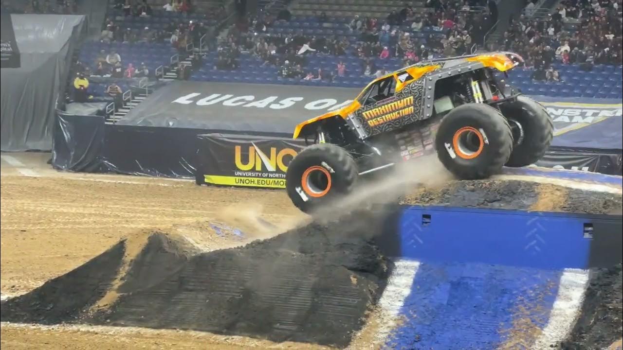 Monster Jam San Antonio 2024 show 2 max d Tom meents moonwalk YouTube
