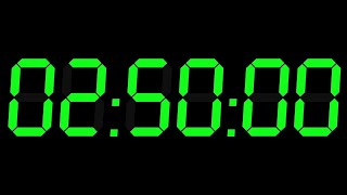 170 MINUTES(02:50 hours) countdown digital timer with alarm sound