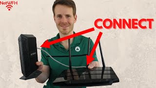 How to Connect a Modem and Router