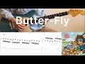 Digimon OP - Butter-Fly (guitar cover with tabs & chords)