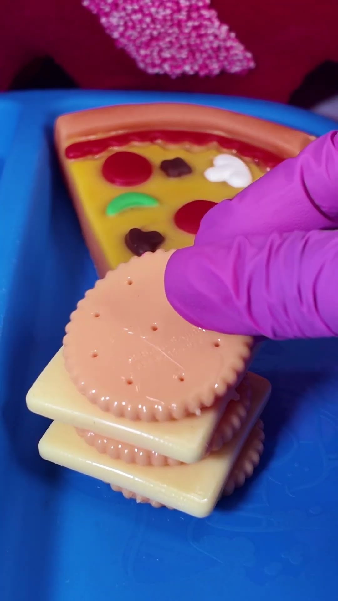 ASMR Packing Lunch Box With Fidget Food #shorts #shortsfeed #asmr #fidgets