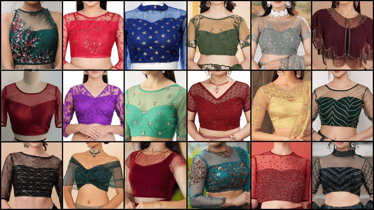 ✨ Последние стильные модели блузок из сетчатой ​​ткани 2026 года | Новые модели блузок из сетчато...
