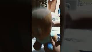 levitation of Minecraft plushie