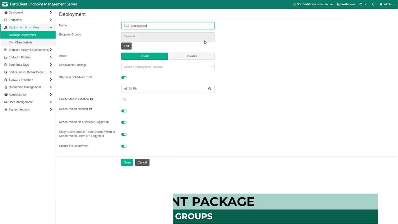 How to remotely update forticlient software on endpoints from ems youtube
