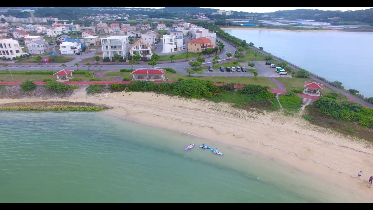 4k 糸満市潮崎町を海からドローン空撮 Okinawa Drone Footage 沖縄 動画 素材 観光 Youtube