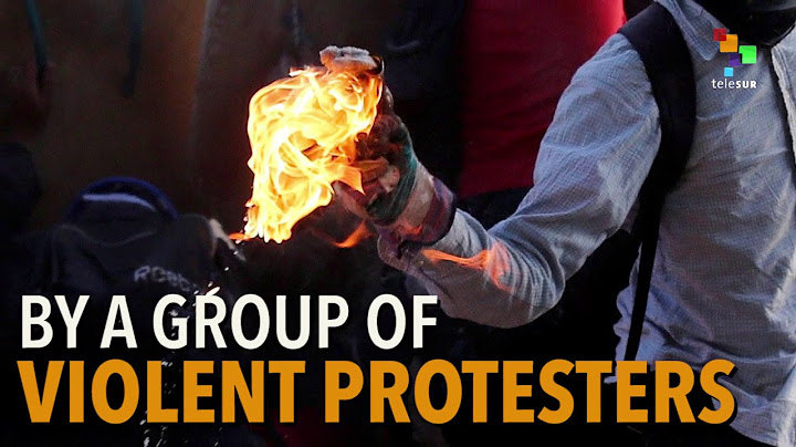 Journalists Attacked For Covering Protests In Venezuela