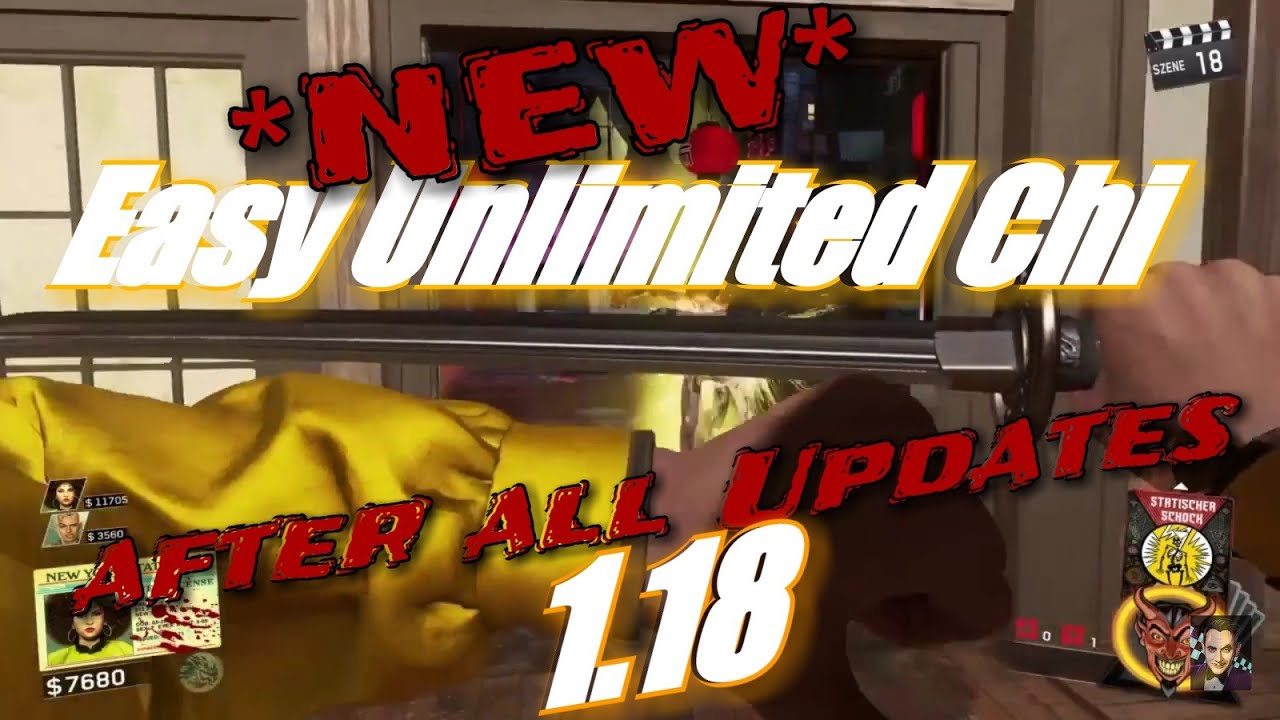 Easy Infinite Chi Glitch after patch 1.18 - Shaolin Shuffle (Deutsch/German)