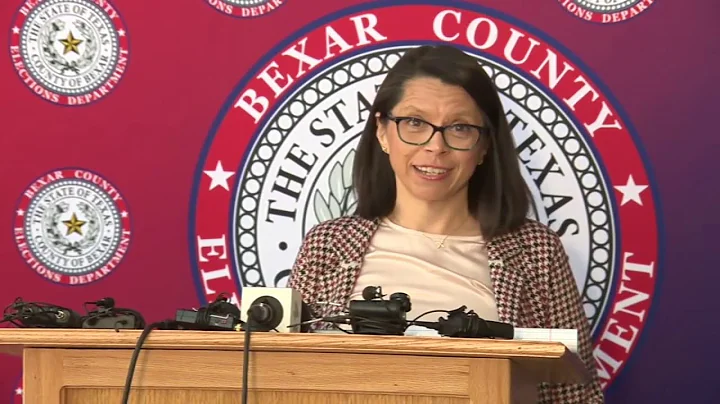 WATCH: Bexar County Elections Office delivers 11 a.m. update on Election Day voting numbers