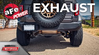 2021+ Bronco Exhaust for 2.3L & 2.7L w/ Carbon Tips | aFe Power Vulcan