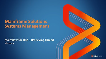 MainView for DB2 - Retrieving Thread History