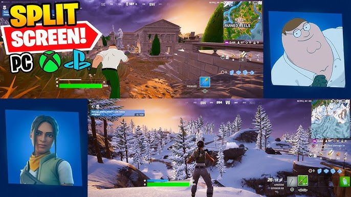 Fortnite Split Screen: How to do split screen on PS4, Xbox and Nintendo  Switch? - Daily Star