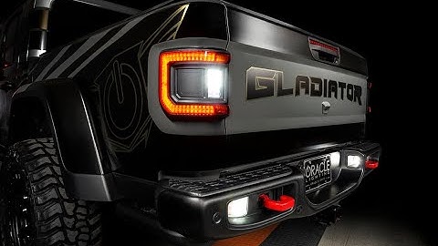 Oracle flush mount led tail lights for gladiator jt