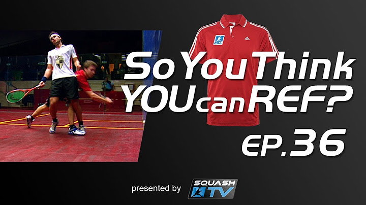 Squash : So You Think You Can Ref? EP.36 : Castagnet v Darwish - Yes Let or No Let?