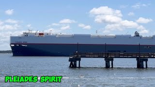 PLEIADES SPIRIT PASSING BY SIMONS PIER ON SAINT SIMONS ISLAND GEORGIA