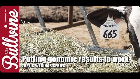 PUTTING GENOMIC RESULTS TO WORK – ZOETIS WEBINAR #5