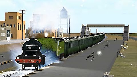 Train Sim - India Using Flying Scotsman at Snowy Day - Simulasi Kereta Api