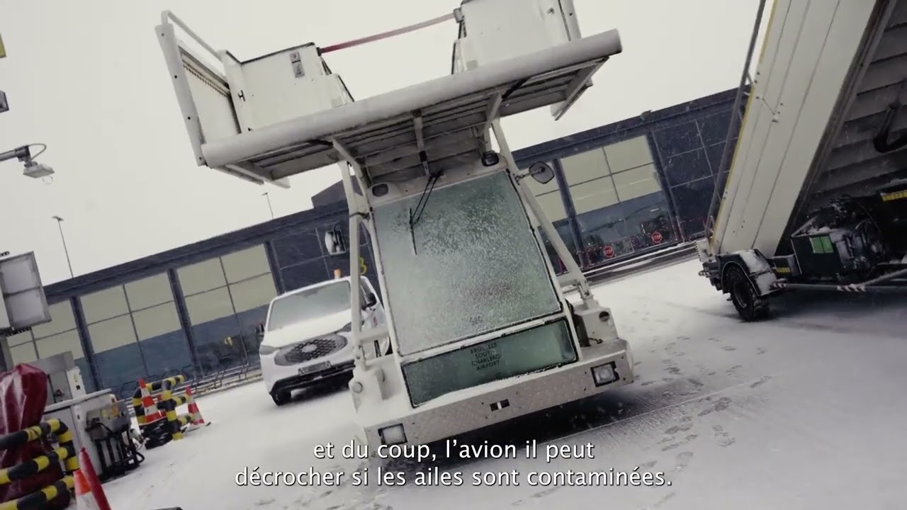 Les opérations de De-icing à l'aéroport de Charleroi