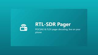 RTL-SDR Pager — Decode POCSAG & FLEX Pager Messages on Android screenshot 4