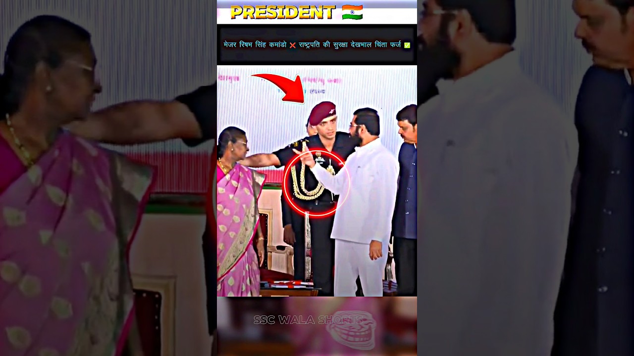 🫡-PARA SF COMMANDO PRESIDENT MURMU JI SECURITY DUTY CARE RESPECT 🇮🇳🔥 