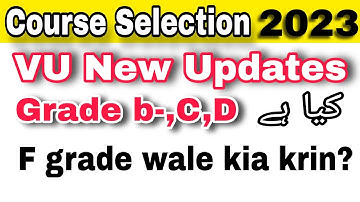 How to do Course selection in 2023 | VU course selection | Virtual University