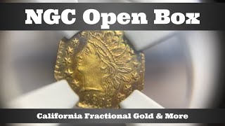 NGC Open Box - California Fractional Gold, 1809 Capped Bust Dime, u0026 More - Coin Grade Results
