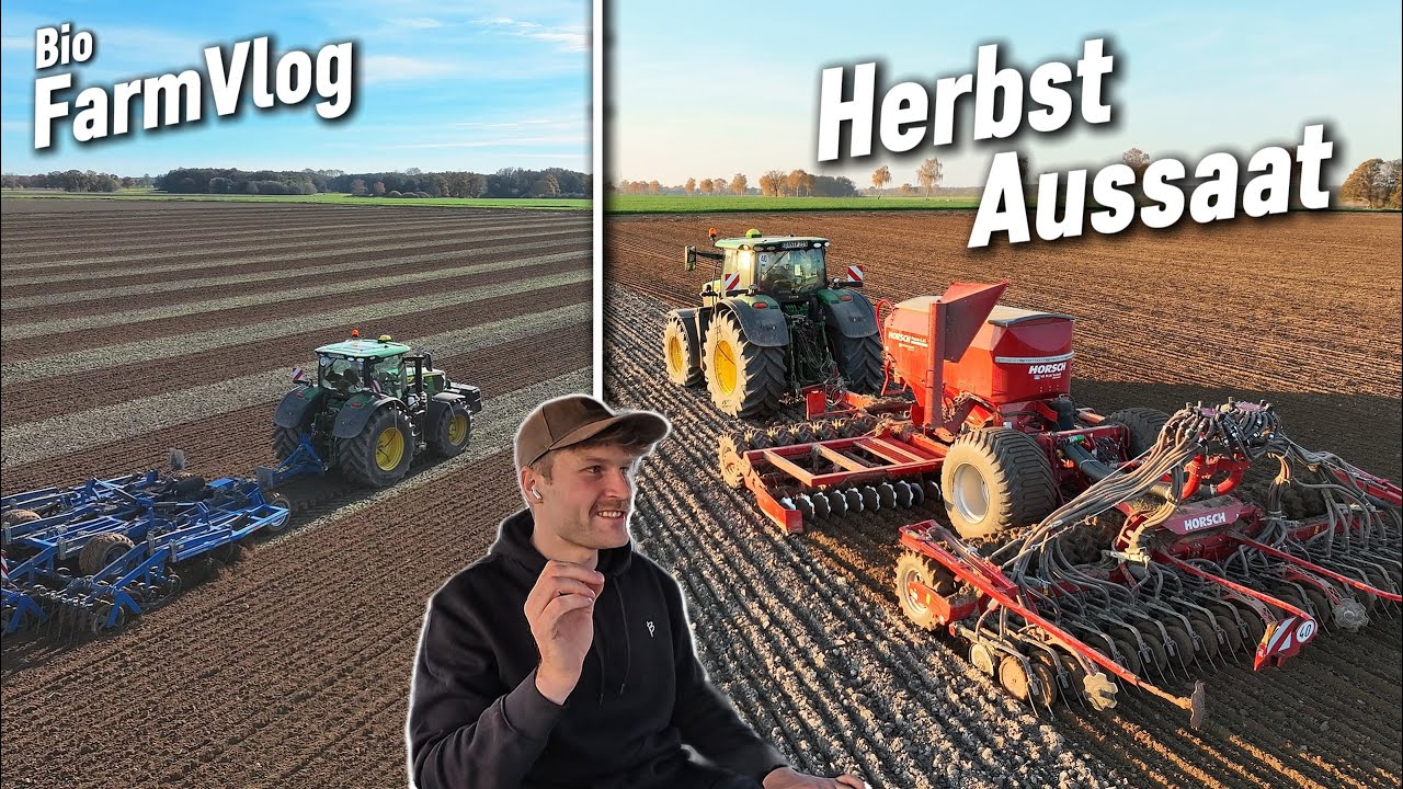 Der neue 6R215 drillt Dinkel mit 0,6 bar / Vlog 208