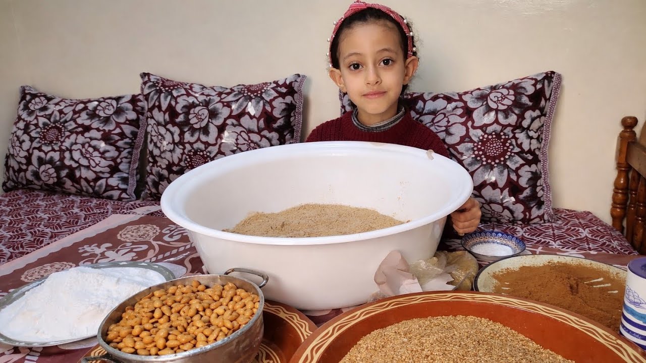 أجواء رمضان بدات فدار 🌛 صيبنا سفوف أنا وجدتي👵