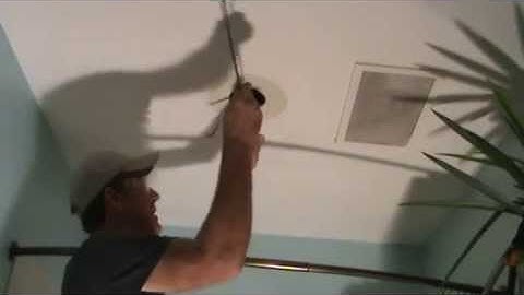 Installing a ceiling fan in a bathroom...Part 6