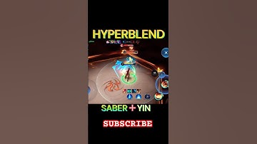 Saber+Yin🔥=Lesley+Zilong😂#hyperblend #mlbbshorts #mobilelegends #gameplayproplayer
