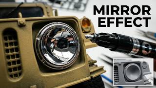 How To Make Realistic Headlights On Scale Models Molotow Liquid Chrome