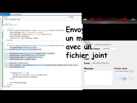 [Visual Basic] Envoyer un mail avec une pièce jointe