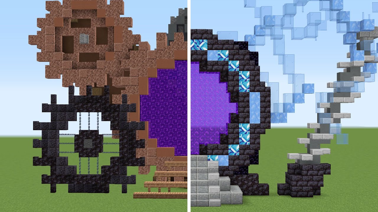 Industrial Nether Portal Ideas | Minecraft Inspiration